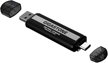 Gigastone USB-C External SSD 1TB Gaming iPhone15 USB3.2 Gen2 1,050MB/s USB-A&C Dual Portable Solid State Drive MacBook iPad Laptop Smartphone SSD Backup Hard Drive for PS5 Console - Image 1