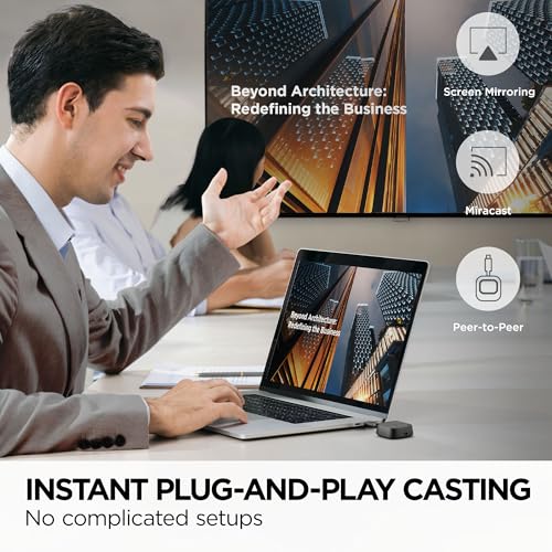 ViewSonic WPD-900 ViewShare Wireless Screen Casting Kit, HDMI USB C