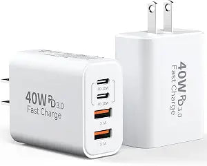 USB C Charger Block Multiple Ports Wall Charger Fast Phone Charging Blocks