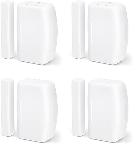 THIRDREALITY Zigbee Contact Sensor 4 Pack, Door and Window Monitor, Home Automation,Works with Home Assistant,SmartThings,Aeotec,Homey,Hubitat or Echo Devices with Build-in Zigbee Hub,hub Required