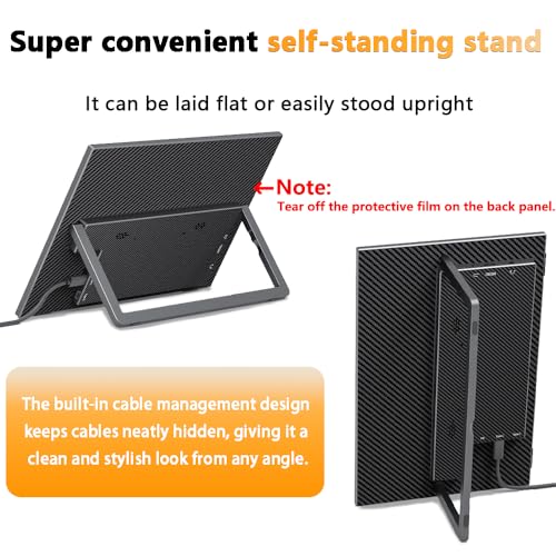 16” 4K Portable Monitor, 3840×2400 IPS 16:10 Gaming Display