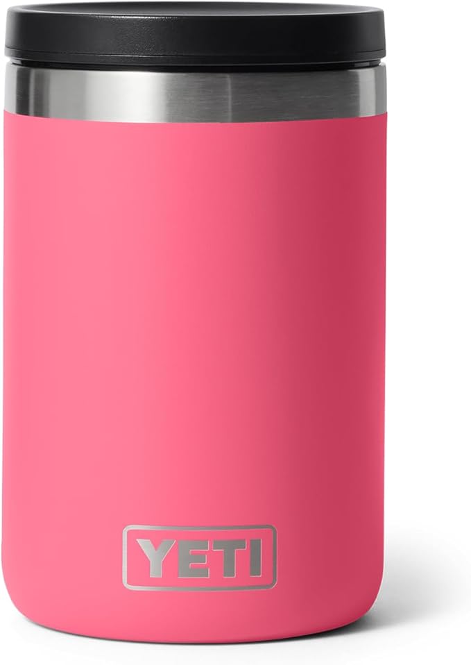 YETI Rambler 16 oz Food Jar, Vacuum Insulated, Stainless Steel, With Airtight Lid, Tropical Pink