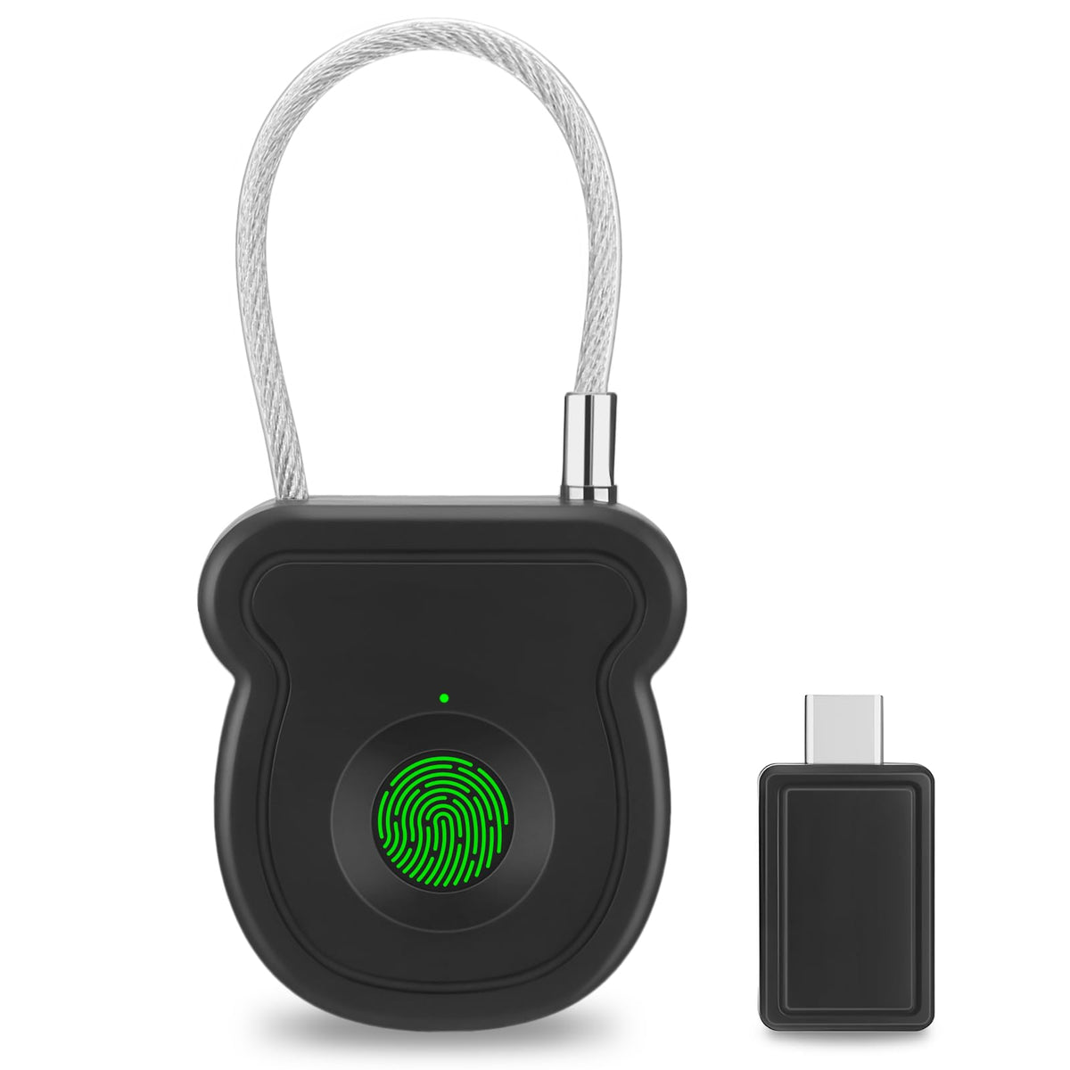BlumWay Fingerprint Padlock, Keyless Smart Lock, 0.5 - Image 1
