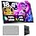 Upperizon Portable Monitor 18.4 inch 4K 3840X2160 130% sRGB 60Hz HDR HDMI USB-C Travel Monitor for Laptop MacBook PC Surface PS5 Xbox, Large External Display with Kickstand & Speakers, VESA Compatible