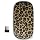 2.4G Ergonomic Portable USB Wireless Mouse for PC, Laptop, Computer, Notebook with Nano Receiver (Leopard Design)