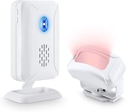 Motion Sensor Door Chime Battery Operated, Motion Sensor Doorbell for Business,Wireless Motion Detector Alarm Indoor,Volume Adjustable,918Ft Range,5 Modes, 36 Tunes, for Home, Store, Office