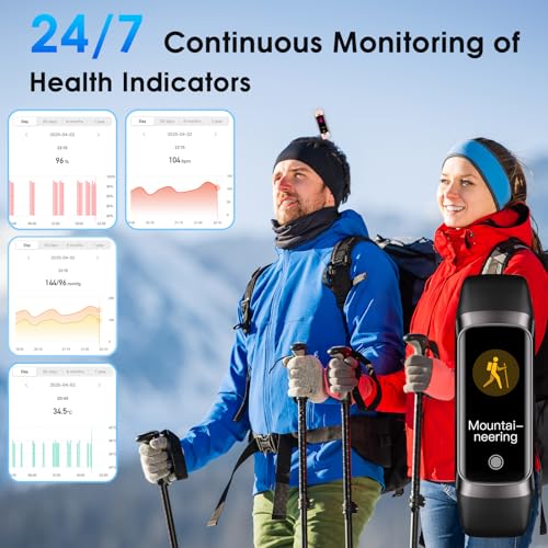 Fitness Tracker – Heart Rate Blood Oxygen Blood Pres | Smartwatches - Image 3