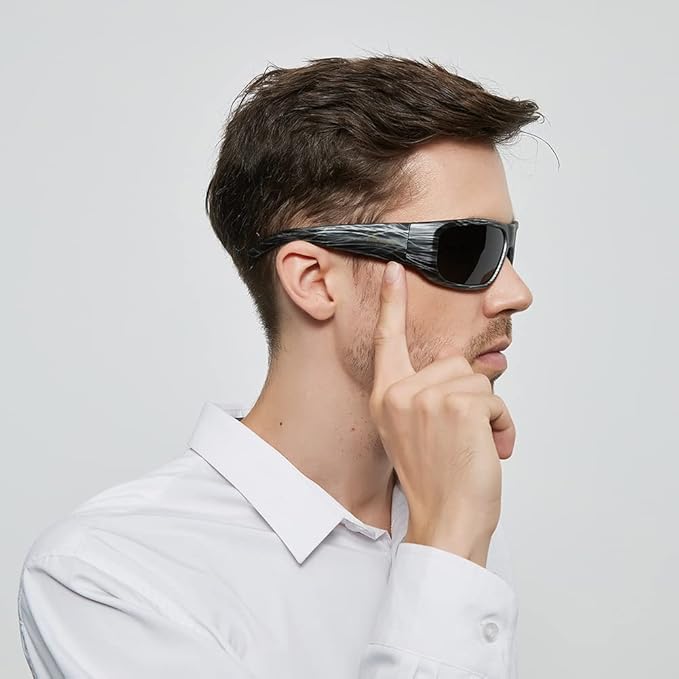 OhO sunshine Smart Glasses, Polarized Sunglasses with Bluetooth Speaker, Athletic/Outdoor UV Protection and Voice Control