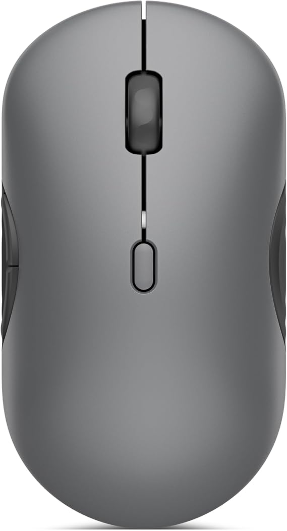Lenovo 700 Multi-Device Wireless Mouse, Bluetooth or 2.4 GHz USB-A Connection, Connect up to 3 Devices, 36 Month Battery Life, Luna Grey