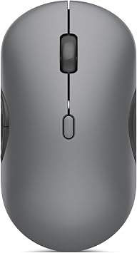 Lenovo 700 Multi-Device Wireless Mouse, Bluetooth or 2.4 GHz USB-A Connection, Connect up to 3 Devices, 36 Month Battery Life, Luna Grey