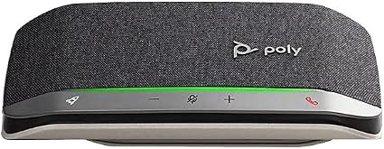 Poly - Sync 20 Bluetooth/USB-A Speakerphone - Personal Portable Speakerphone - Noise & Echo Reduction - Connect to Cell Phones via Bluetooth or Computers via USB-A Cable - Works with Teams, Zoom