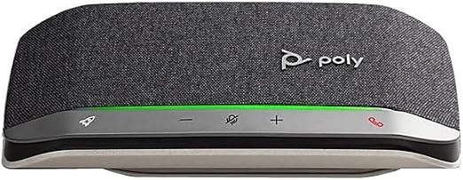 Poly - Sync 20 Bluetooth/USB-A Speakerphone - Personal Portable Speakerphone - Noise & Echo Reduction - Connect to Cell Phones via Bluetooth or Computers via USB-A Cable - Works with Teams, Zoom