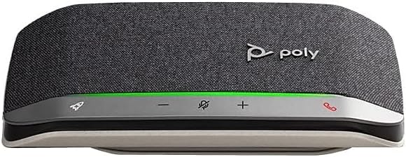 Poly - Sync 20 Bluetooth/USB-A Speakerphone - Personal Portable Speakerphone - Noise & Echo Reduction - Connect to Cell Phones via Bluetooth or Computers via USB-A Cable - Works with Teams, Zoom