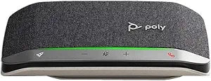 Poly - Sync 20 Bluetooth/USB-A Speakerphone - Personal Portable Speakerphone - Noise & Echo Reduction - Connect to Cell Phones via Bluetooth or Computers via USB-A Cable - Works with Teams, Zoom