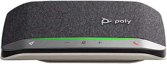 Poly - Sync 20 Bluetooth/USB-A Speakerphone - Personal Portable Speakerphone - Noise & Echo Reduction - Connect to Cell Phones via Bluetooth or Computers via USB-A Cable - Works with Teams, Zoom - Image 1