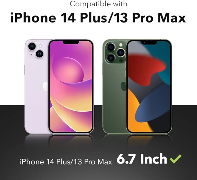 ZAGG XTR Screen Protector with D3O - Gaming Glass - Made for iPhone 13 Pro Max/ 14 Plus - Case Friendly Screen - InvisibleShield - Impact & Scratch Protection - clear