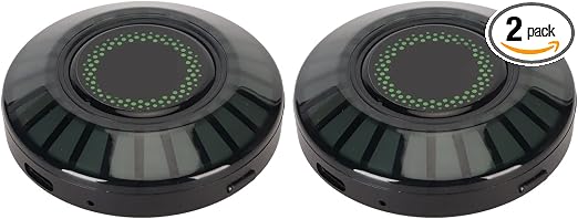 Rechargeable Music Rhythm Light, 2pcs RGB Pickup Ambient Lamp APP Control Sound Activated Magnetic Colorful LED Lights Built in Microphone for Car Partie Stage