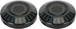 Rechargeable Music Rhythm Light, 2pcs RGB Pickup Ambient Lamp APP Control Sound Activated Magnetic Colorful LED Lights Built in Microphone for Car Partie Stage - Image 1