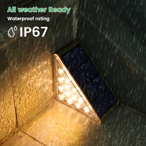 Solar Step Lights 12-Pack — IP67 Waterproof Outdoor Safety - Image 4