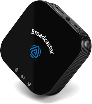 BA210 v2 Auracast Bluetooth Transmitter, LC3, AptX Lossless, AptX HD, Optical & 3.5mm Inputs, Compatible with Galaxy Buds 2 Pro, Buds 3, JY300 JM320, Hearing Aids and Bluetooth Headphones