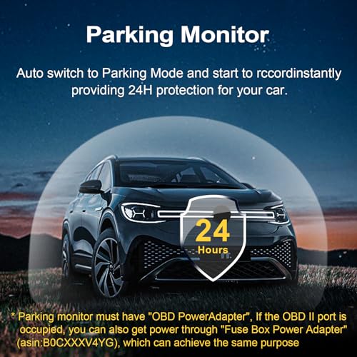 Mangoal Front 4K & Rear 1080p Dash Cam for Ford Fusion 2013-2020 Gen2