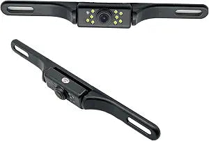 YIMU Car Backup Camera, License Plate Camera with 7 LED Lights Rear Camera, HD Night Vision Rear View Camera,Wide View Angle, IP69K Waterproof Reverse Vehicle Camera for Cars,SUV,Trucks,RV, Pickup