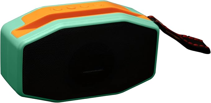 Bluetooth Speaker, Compact & Portable Speaker for Hiking, Support TF Card/USB, TWS Connection, HD Stereo Sound, Camping, and Beach (Green)