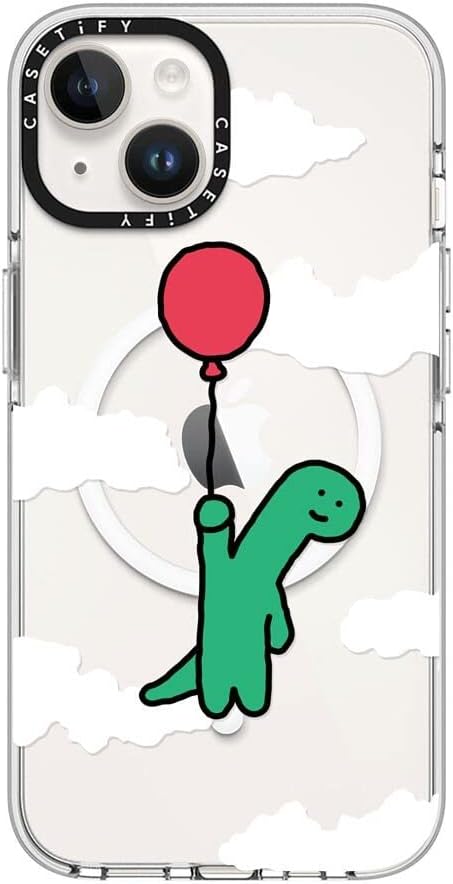 CASETiFY Clear iPhone 14 Case [Not Yellowing / 6.6 ft. 3X Military Grade Drop Protection/Magsafe] - I'm Leaving This Planet - Clear