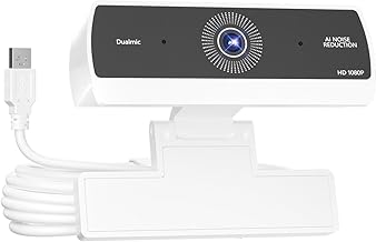 Webcam for PC,HD 1080P USB Plug-and-Play Computer Web Camera, HighDefinition Webcam for Desktop Laptop,Ideal for Online Class, Video ConferenceLive Streaming & Gaming