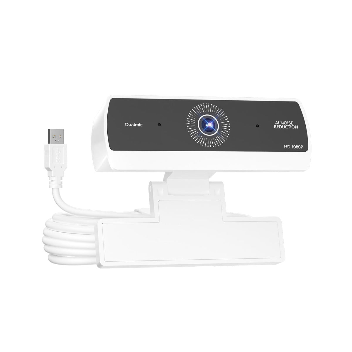 Webcam for PC,HD 1080P USB Plug-and-Play Computer Web Camera, HighDefinition Webcam for Desktop Laptop,Ideal for Online Class, Video ConferenceLive Streaming & Gaming