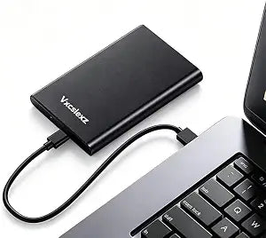 4TB Portable External HDD - USB 3.0/2.0 Compatible, Shock/Dust/Rain Resistant for Mac & PC