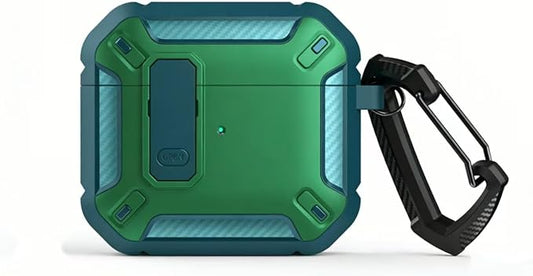 for AirPods Pro 2 Case for AirPods Pro2rd Gen | Full Drop Protection with Carabiner Keychain | Cute AirPods Pro 2st/1nd Generation Case for Men Women
