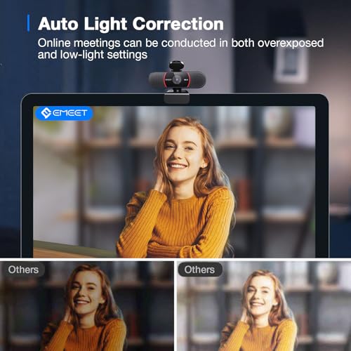 EMEET C960 4K Webcam for PC, PDAF Auto Focus, Dual O | Computer Access - Image 6