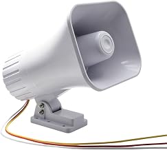 Alarm Dual Tone Wired Horn Siren with Bracket,130DB Loud Voice Warning System for Car Truck Home Doorbell Security Anti-Thief Indoor and Outdoor - Image 1