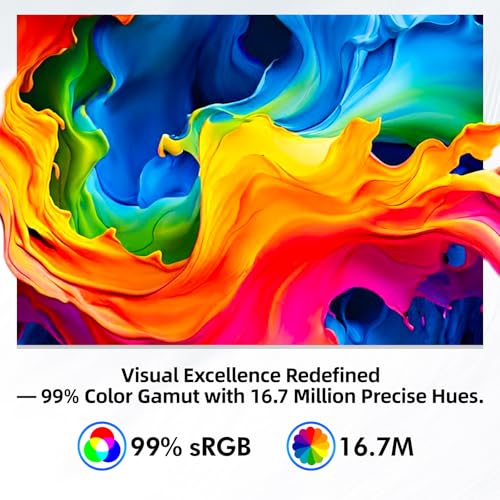 Computer Monitor, 4K Computer Monitor (3840 x2160) up to 120Hz, Gaming Monitor 32", Gaming Monitors w/ 99% sRGB, AMD FreeSync, IPS Panel,Computer Monitors w/ 1ms Display, VESA Mountable, Black