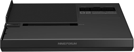 MINISFORUM DEG2 USB4 V2 (TBT5 Compatible) & OCuLink eGPU Dock, 80Gbps Dual-Link External GPU Enclosure with M.2 NVMe Slot, Supports Universal ATX/SFX Power Supplies - Image 1