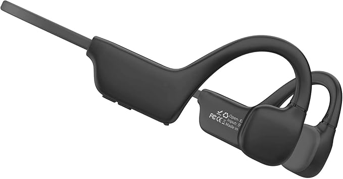 Bone Conduction Sports Headphones – Open-Ear Bluetooth 5.3 Wireless Earphones, Lightweight & Sweatproof, IPX5 Waterproof Headset for Running, Cycling & Hiking