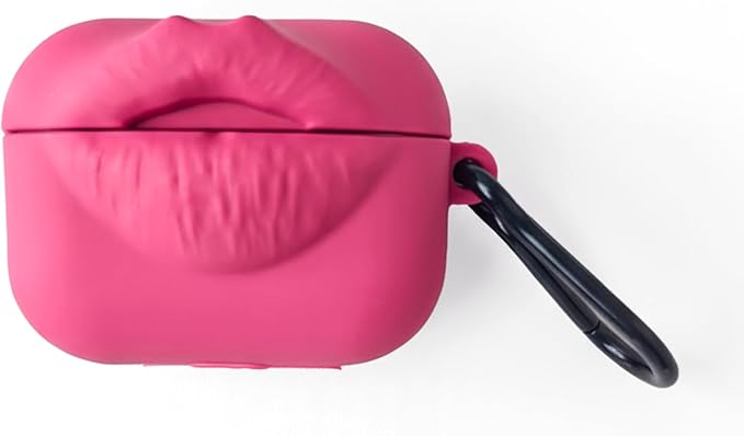 for Airpods Pro 3 Case 2025, Funny 3D Cartoon AirPods Pro 3rd Genaration Case,Sexy 3D Red Lips Lip Kiss for Air pod Pro 3 Cover with Keychain Shockproof Silicone Case for Women Girls