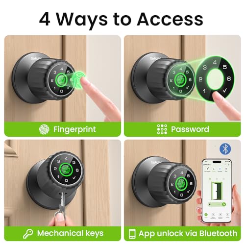 GHome Smart Fingerprint Door Lock, 4-in-1 Smart Lock - Image 4