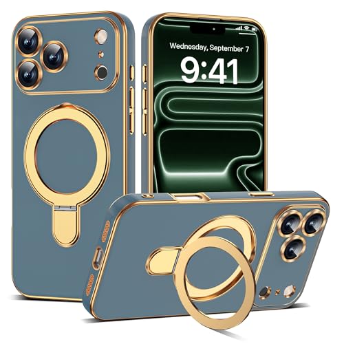 iPhone 17 Pro Max Case with Magnetic Ring Stand — Gl - Image 2