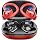 Hupoaf Wireless Earbuds Sport, NEW Bluetooth 5.4 Headphones with Earhooks, 50H Stereo Deep Bass Over Ear Buds with 4 ENC Noise Canceling Mics, IP7 Waterproof Earphones for Running Workout Gym -Red