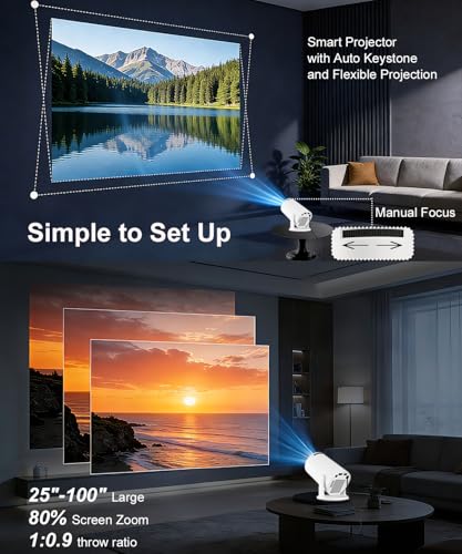 HY300PRO+ Smart Mini Projector