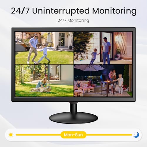 Eyoyo Security Camera Monitor 22-inch, 1080P FHD 75H | Smart Home - Image 3