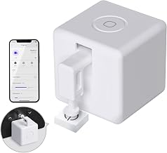 MOES Fingerbot Plus Smart Button Pusher No Wiring Switch, Upgrade with Touch Control, Work with Smart Life App, Add MOES Tuya Bluetooth Hub Make it Compatible with Alexa,Google Home and Timer Control - Image 1