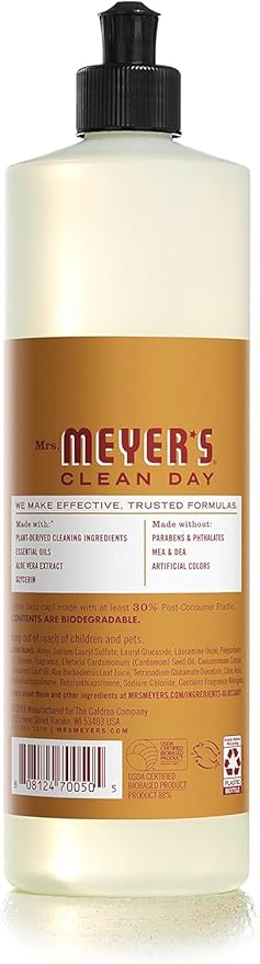 Mrs. MEYER'S CLEAN DAY Variety, 2 Liquid Hand Soap 12.5 OZ, 1 Liquid Dish Soap, 16 FL OZ (Apple Cider)