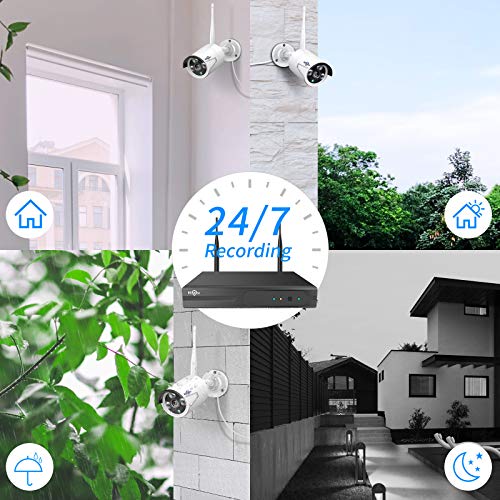Hiseeu 2K Wireless Security Camera System, 10CH NVR | Smart Home - Image 4