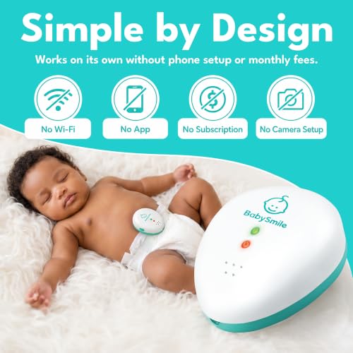 BabySmile Baby Movement Monitor for Newborn Sleep, Diaper Clip