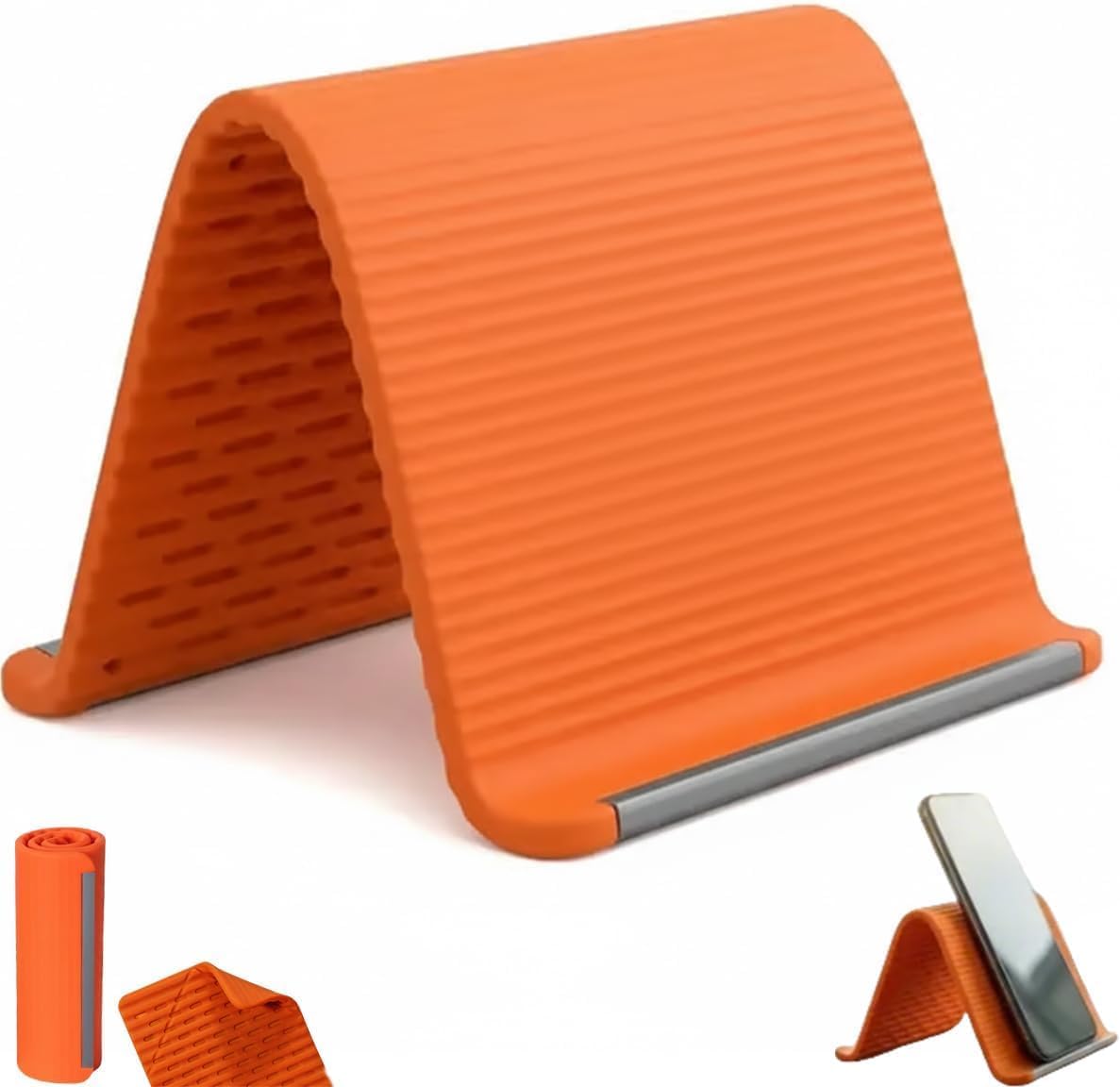 Flexible Phone Stand – 360° Adjustable Silicone Holder for Phone, Tablet & Laptop