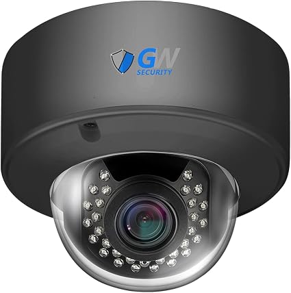 GW Security 5MP H.265 Super HD 2592 x 1920P Network PoE Weatherproof Security IP Dome Camera with 2.8-12mm Motorized Zoom Lens (VD5075MIP)