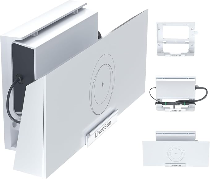 for Starlink Gen 3/4X Router Wall Mount,2 in 1 for Mesh Router&Power Supply